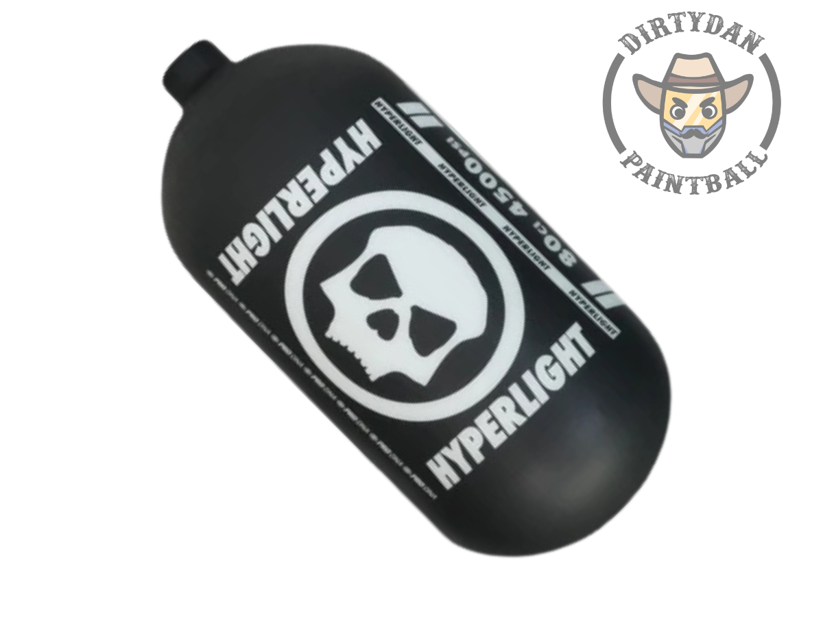 INFAMOUS™ "FROZEN MATTE" HYPERLIGHT TANK 80CI - BLACK/WHITE (BOTTLE ONLY)