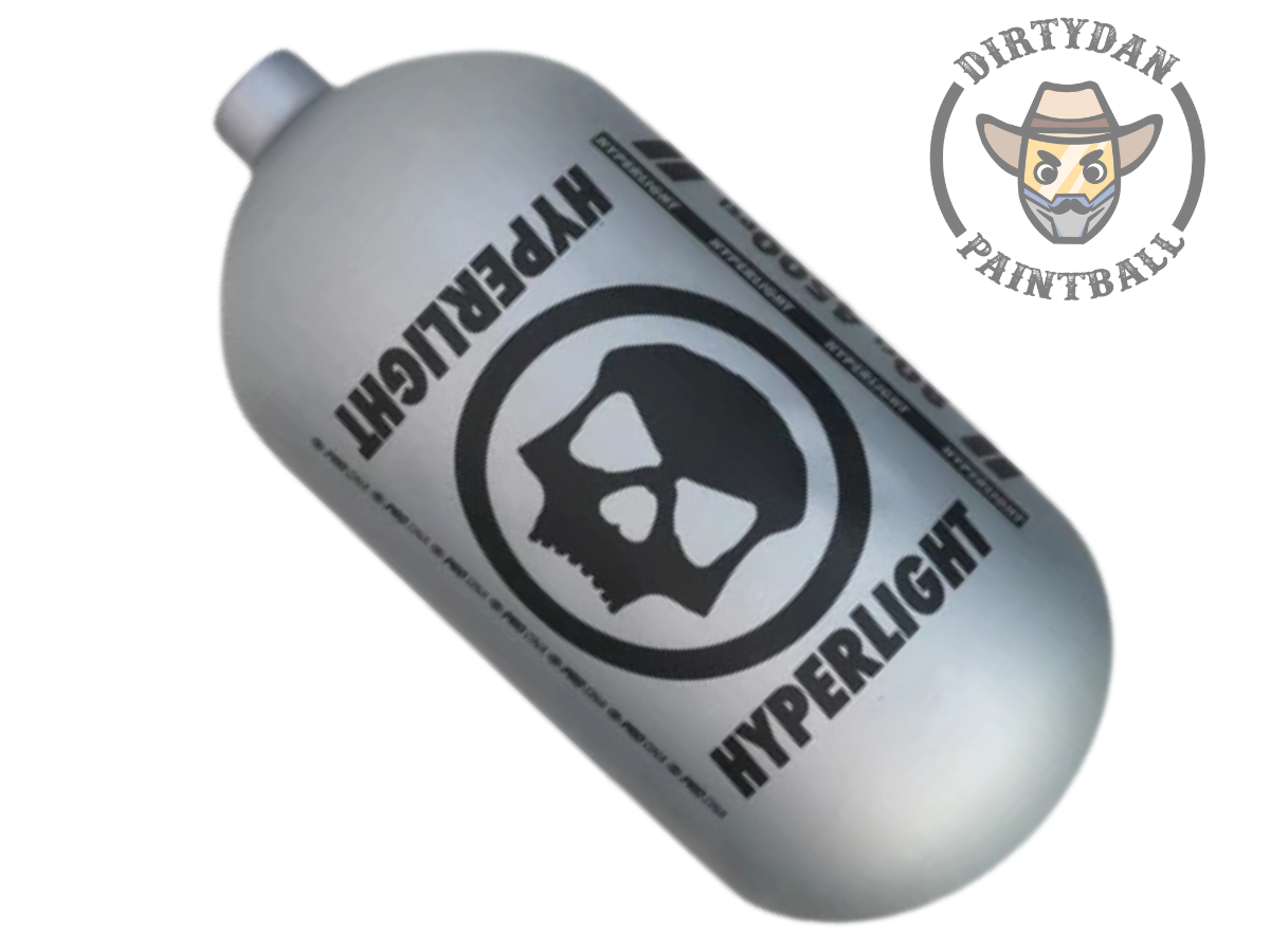 INFAMOUS™ "FROZEN MATTE" HYPERLIGHT TANK 80CI - SILVER/BLACK (BOTTLE ONLY)