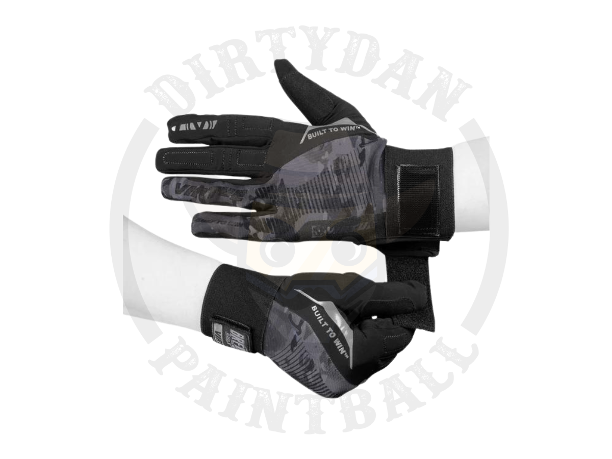 Virtue Breakout Gloves - Ripstop Full Finger - Black Camo
