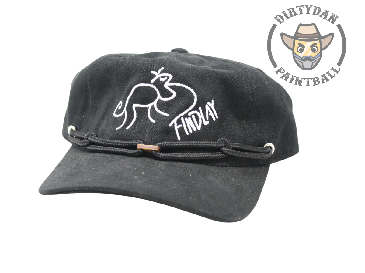 Findlay Dad Hat - Black Cursive