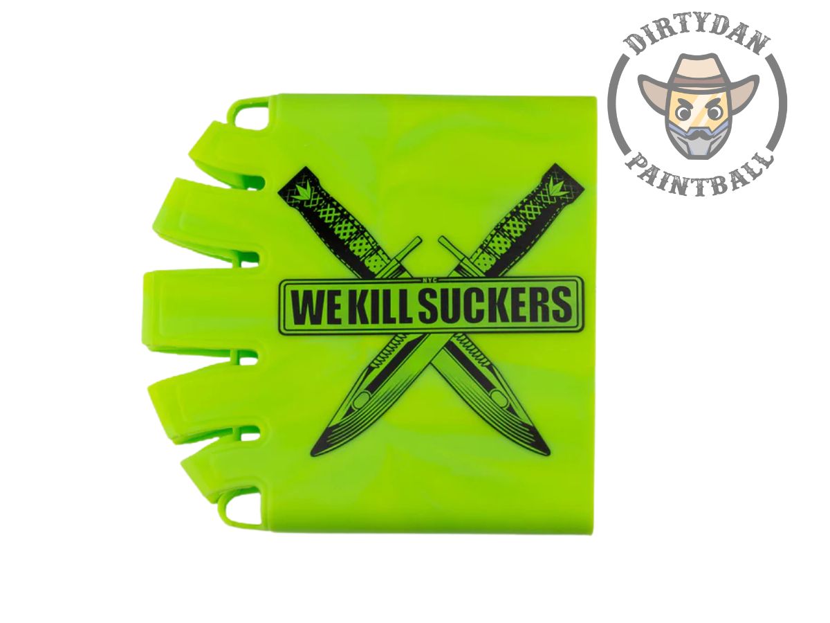 Bunkerkings - Knuckle Butt Tank Cover - WKS Knife - Lime