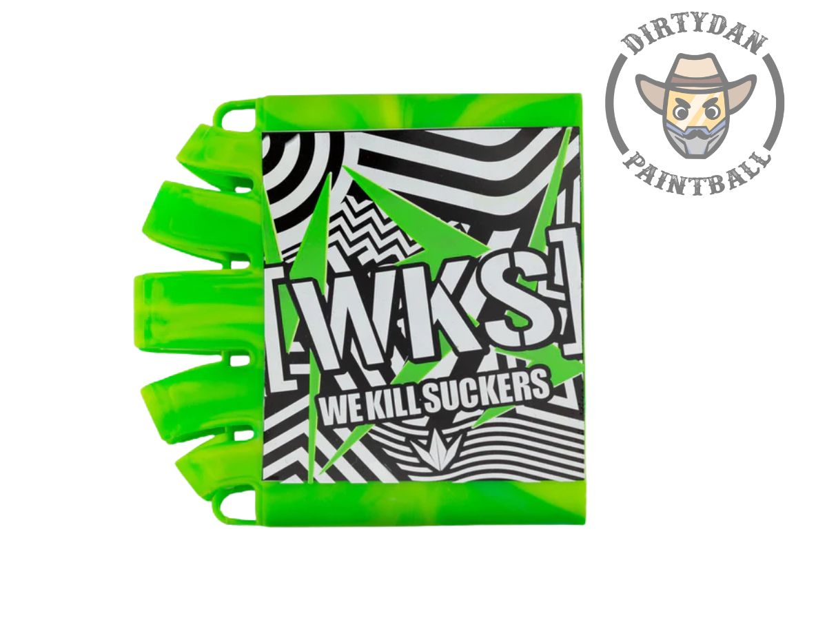 Bunkerkings - Knuckle Butt Tank Cover - WKS Shred - Lime