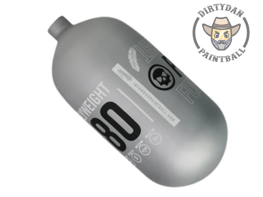 PRO DNA™ FLYWEIGHT AIR TANK 80CI - MATTE SILVER (BOTTLE ONLY)