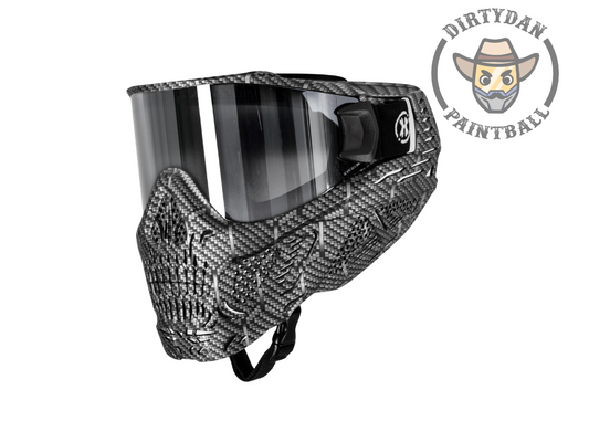 HSTL Skull Goggle Machine Silver w/ Chrome Lens