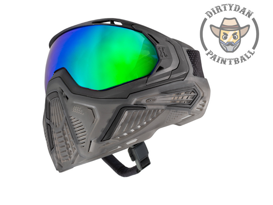 SLR Goggle - Odyssey (Black/Black/Smoke) Aurora Green Lens