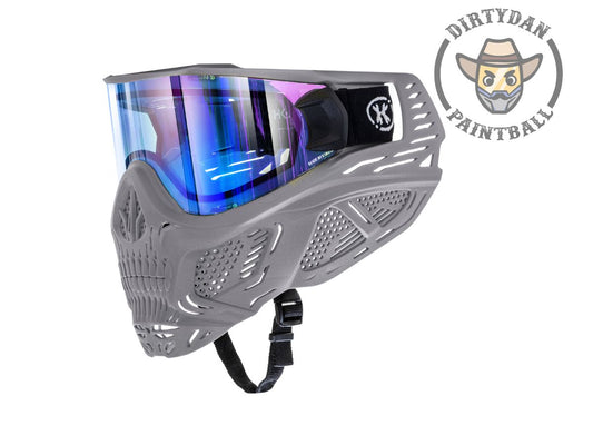 HSTL Skull Goggle "Crypt" - Grey w/ Ice Lens