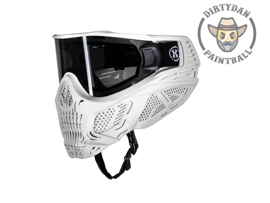 HSTL Skull Goggle "Ghost" - White w/ Smoke Lens