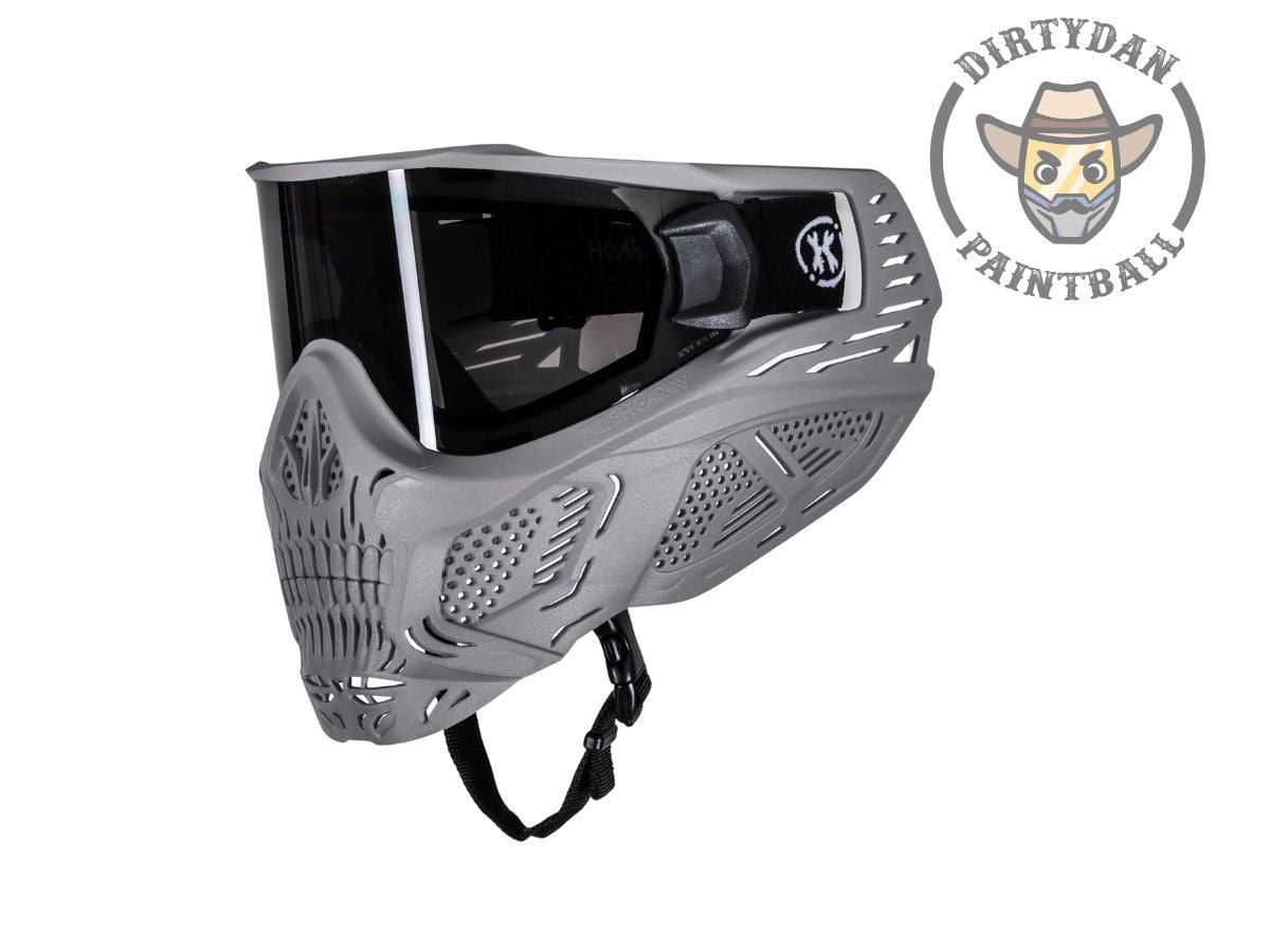 HSTL Skull Goggle "Tombstone" - Grey w/ Smoke Lens