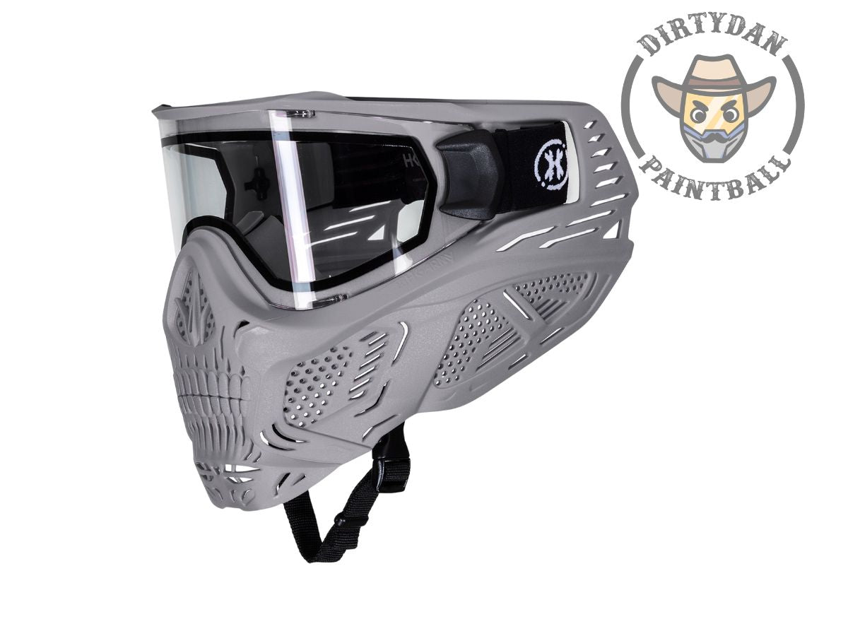 HSTL Skull Goggle - Grey w/ Clear Lens