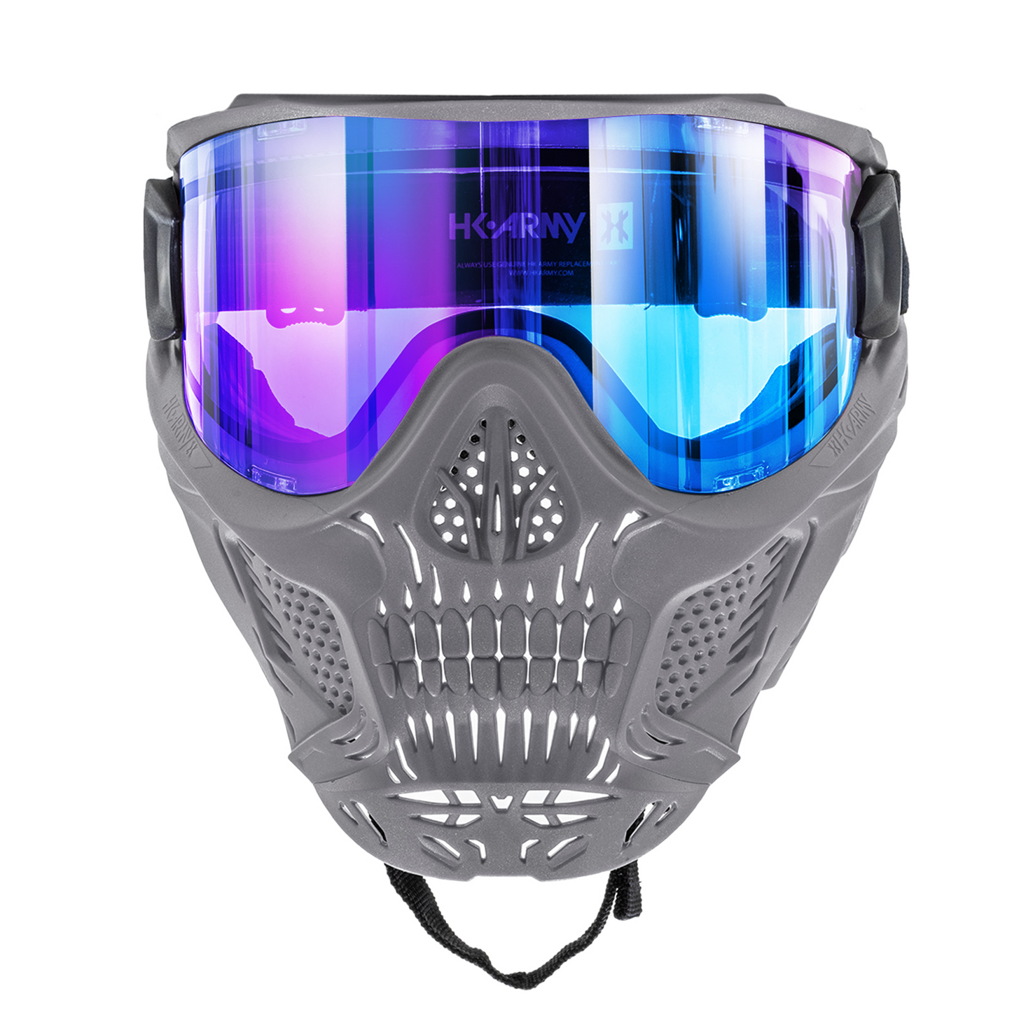 HSTL Skull Goggle "Crypt" - Grey w/ Ice Lens