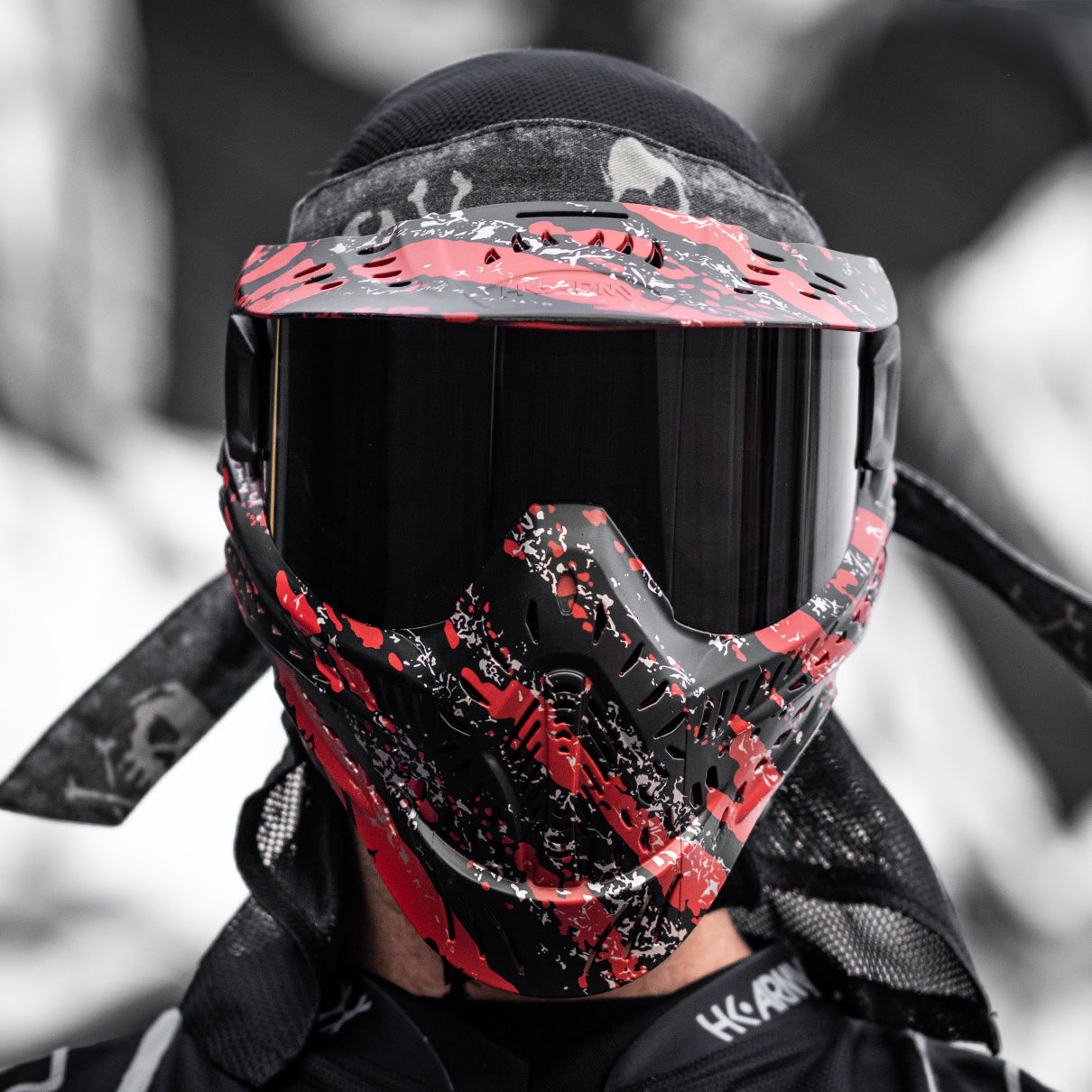 HSTL Goggle - Fracture Black/Red