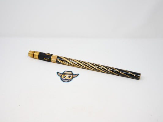 HK Army LAZR Barrel Kit (Orbit Milling) - Black and Gold Luxe Threaded