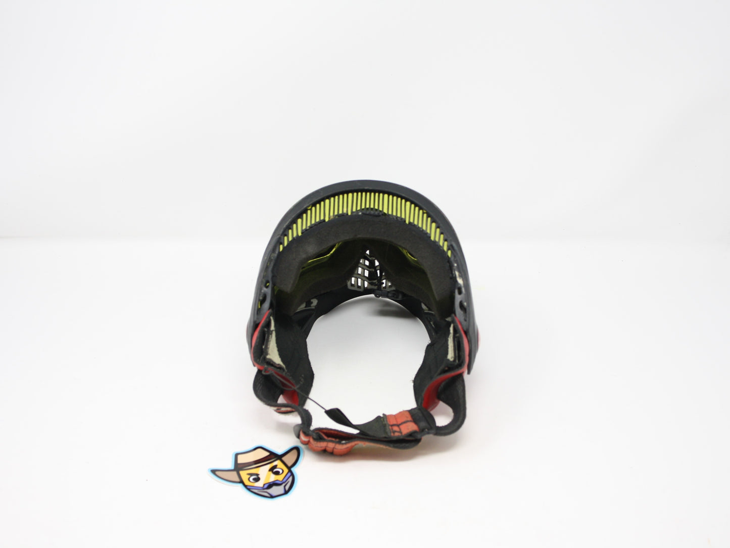 Dye i4 Mask - Black/Red with Yellow visor