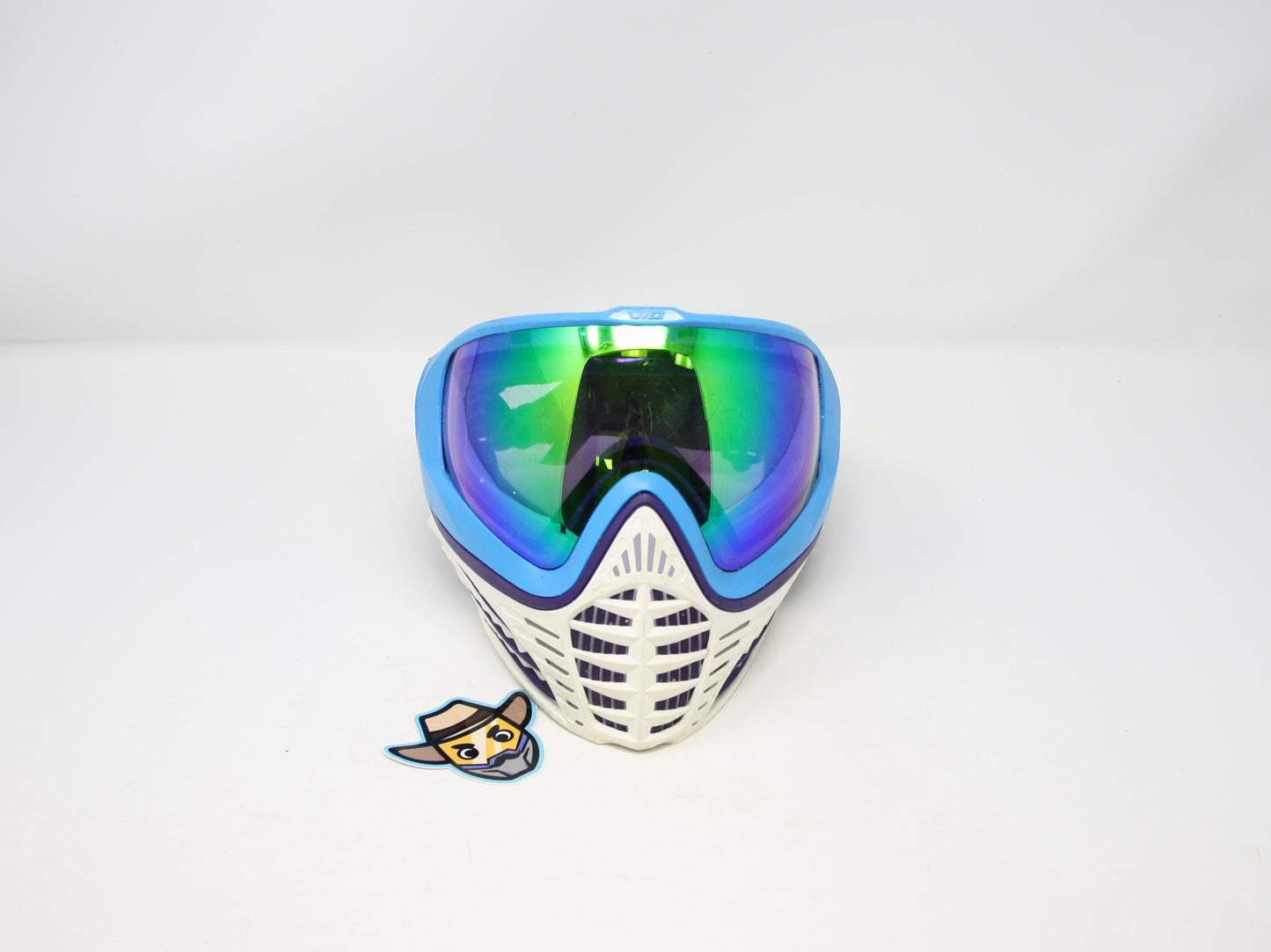 Virtue VIO Extend II Mask - White/Blue with Blue Visor