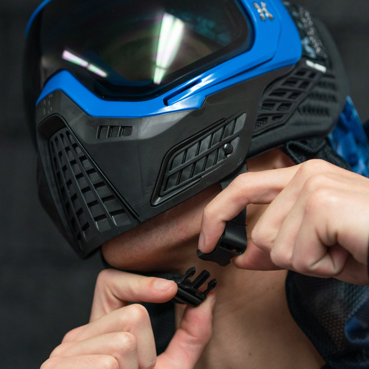 KLR Goggle Blackout Blue (Blue/Black)