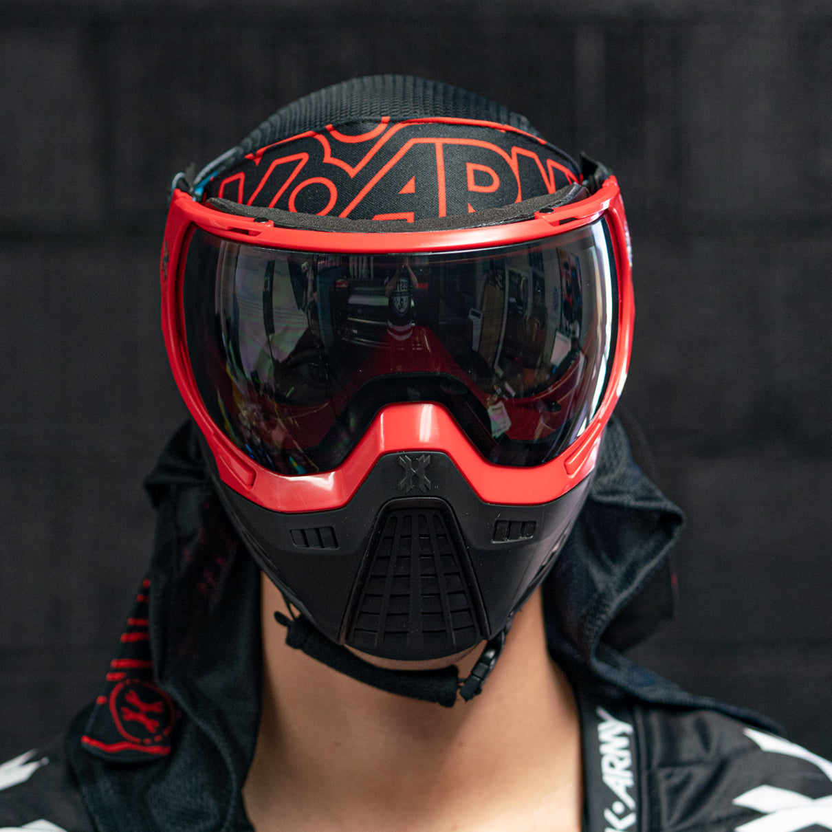 KLR Goggle Blackout Red (Red/Black)