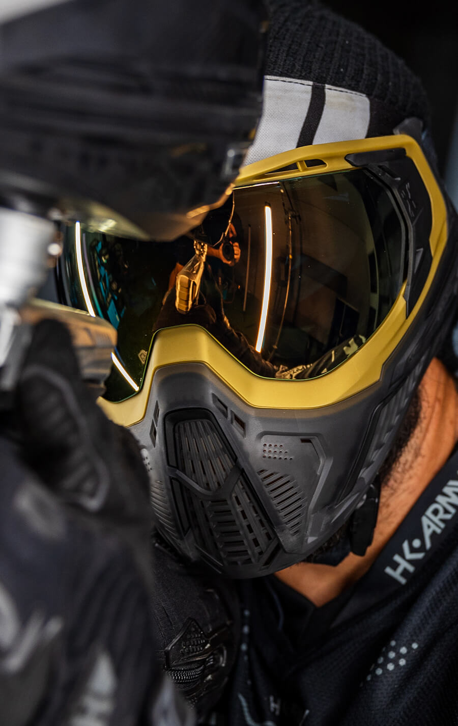 SLR Goggle - Alloy (Gold/Black/Smoke) Gold Lens