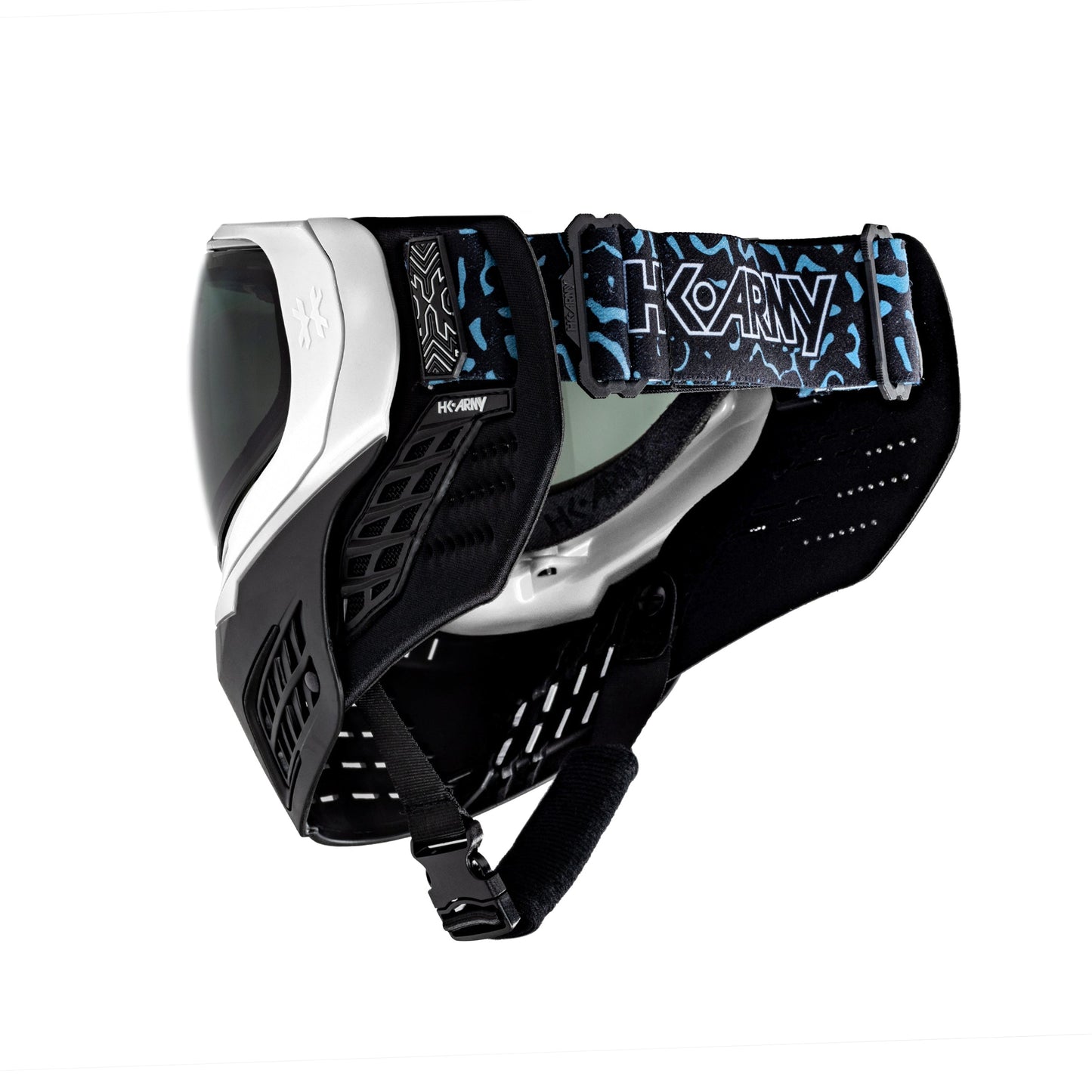 KLR Goggle Blackout White (White/Black)