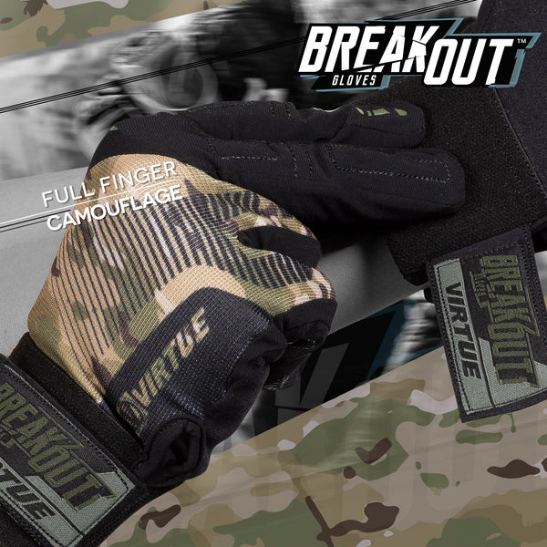 Virtue Breakout Gloves - Ripstop Full Finger - Camo