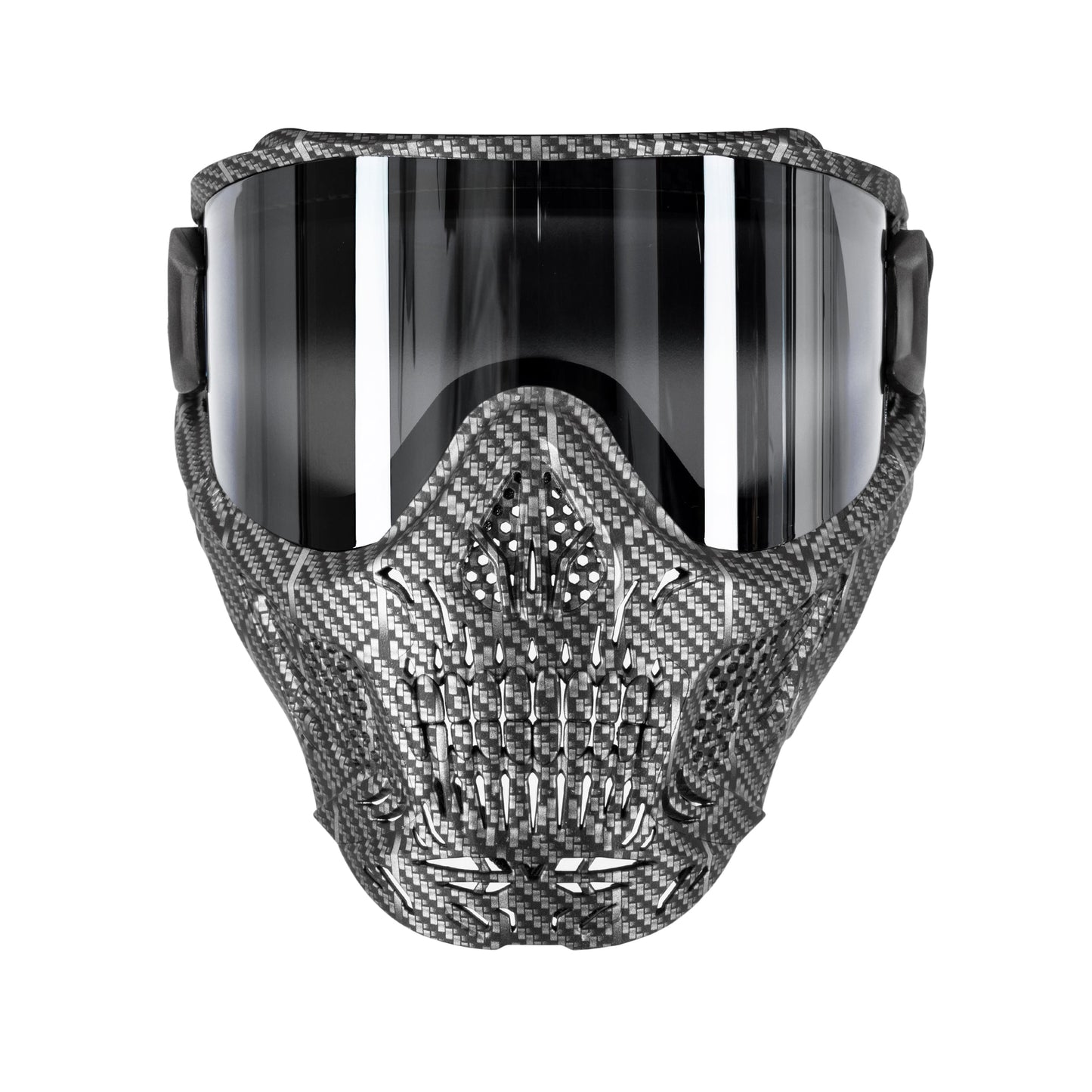 HSTL Skull Goggle Machine Silver w/ Chrome Lens