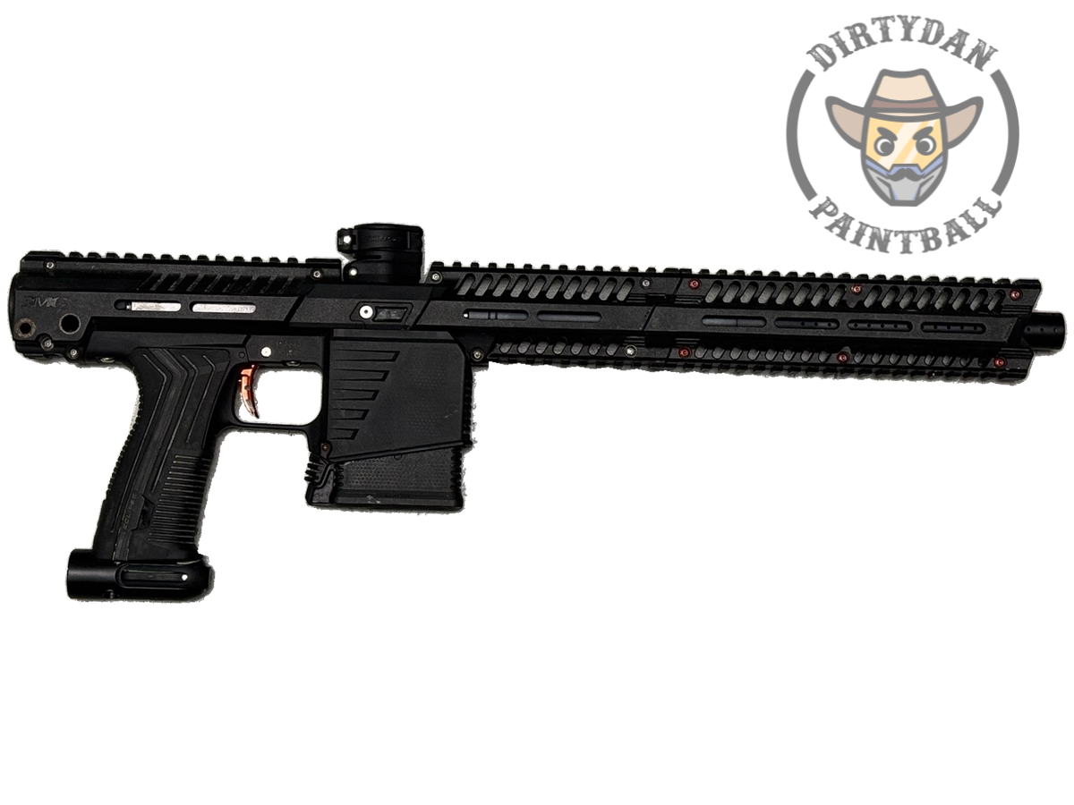 Actual Used Planet Eclipse EMF100 - Upgraded Trigger, side view of this specific paintball marker.