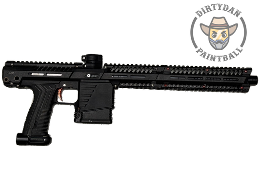 Actual Used Planet Eclipse EMF100 - Upgraded Trigger, side view of this specific paintball marker.