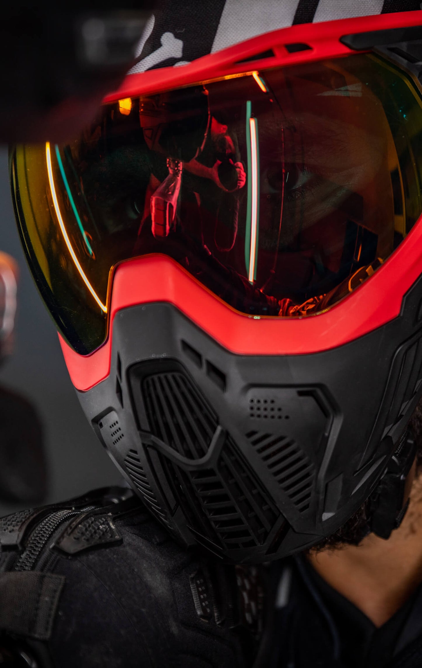 SLR Goggle - Flare (Red/Black) Scorch Lens