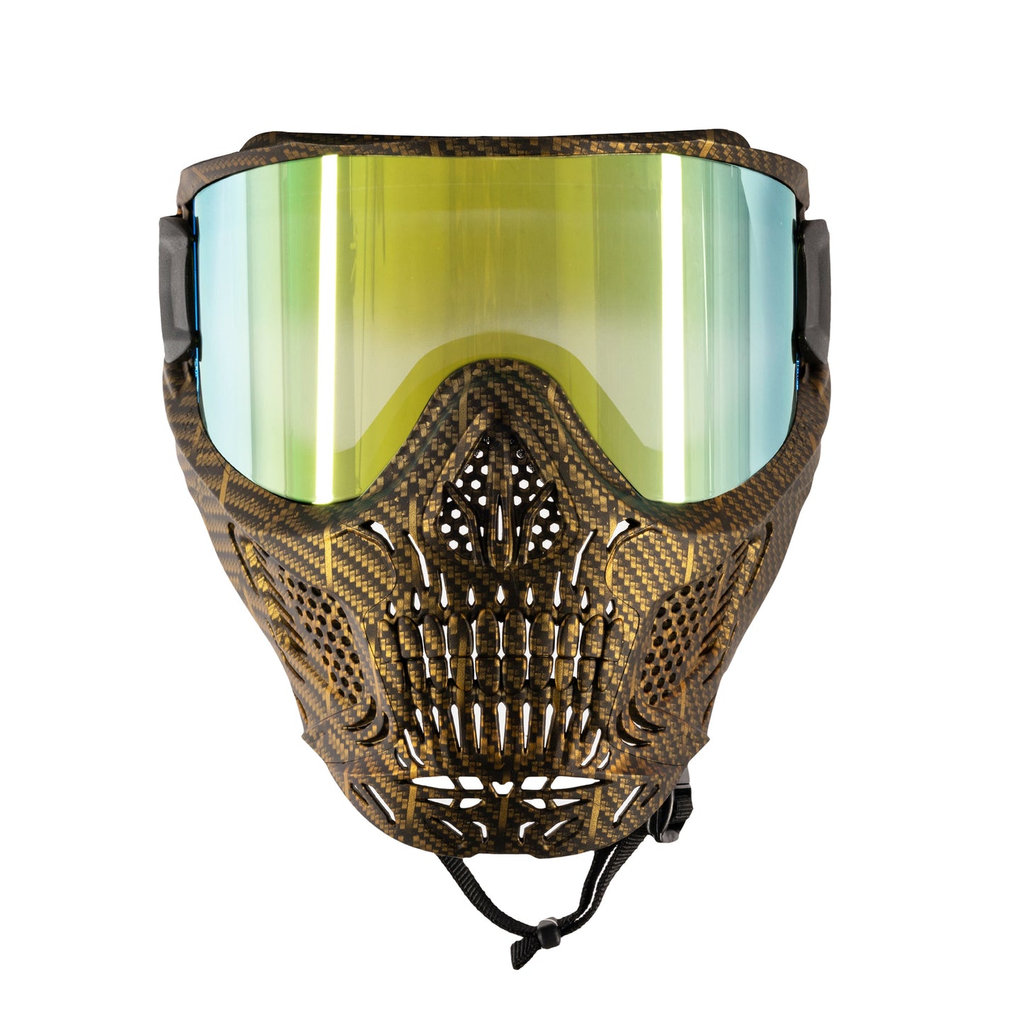 HSTL Skull Goggle Machine Gold w/ Gold Lens