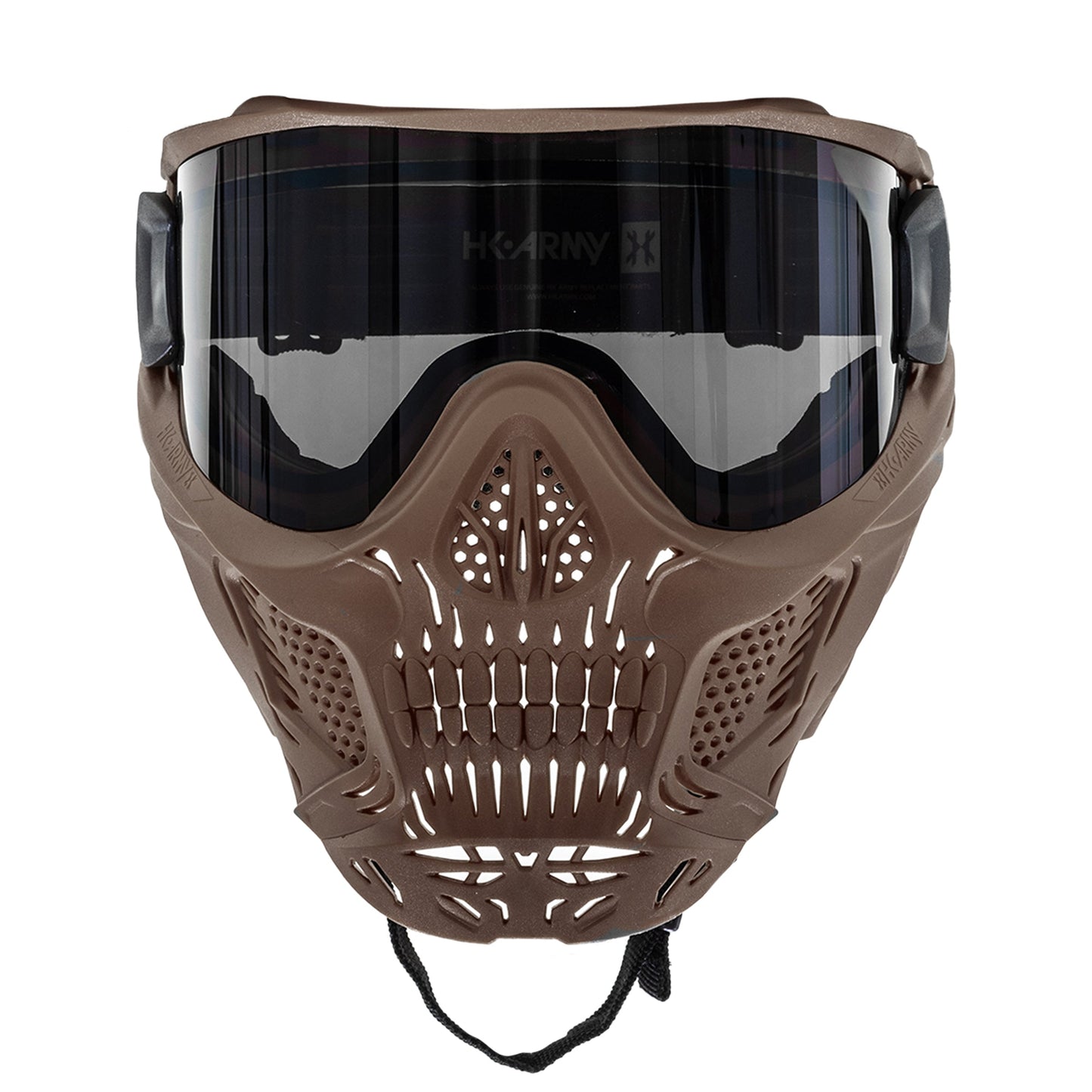 HSTL Skull Goggle "Grave Digger" - Tan w/ Smoke Lens