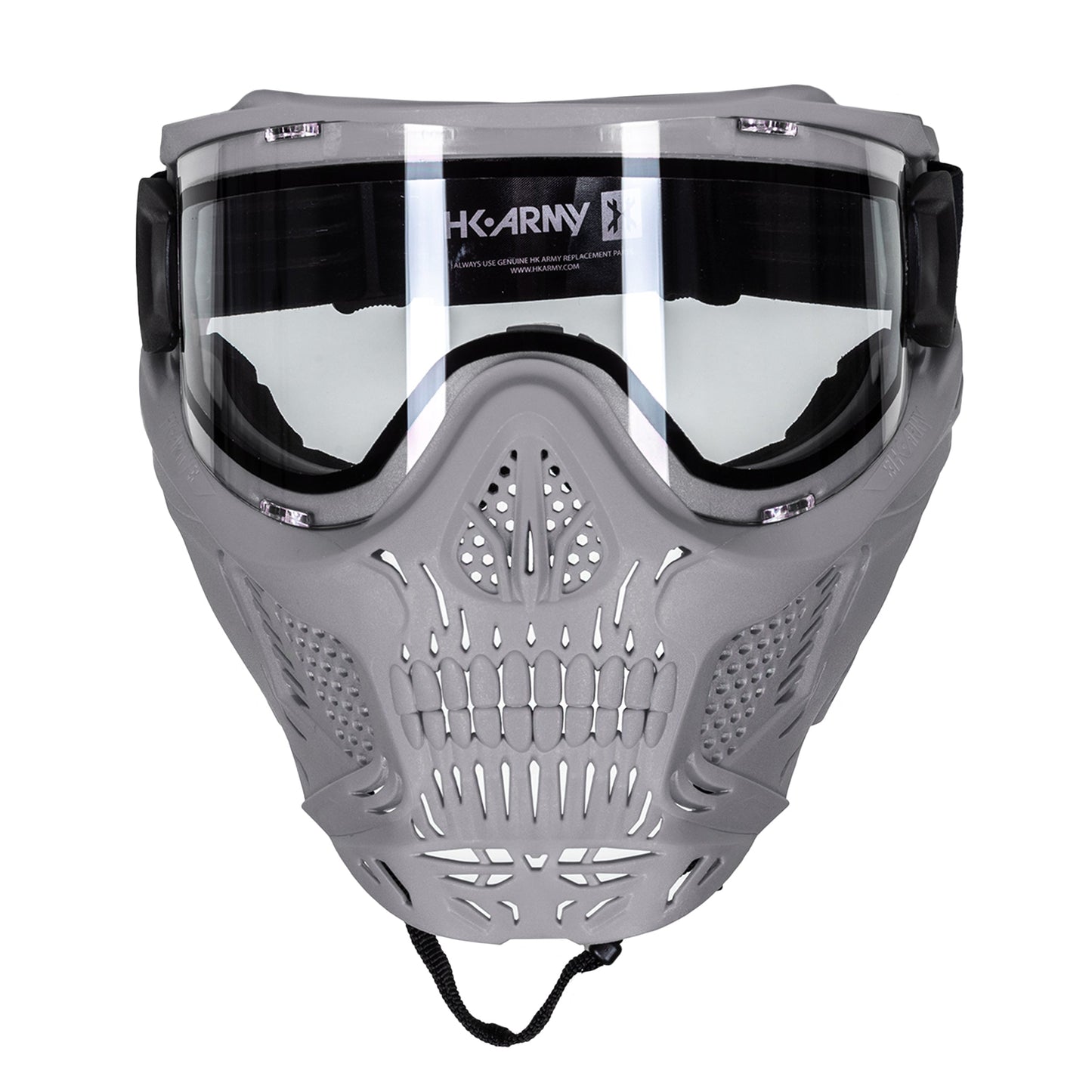 HSTL Skull Goggle - Grey w/ Clear Lens