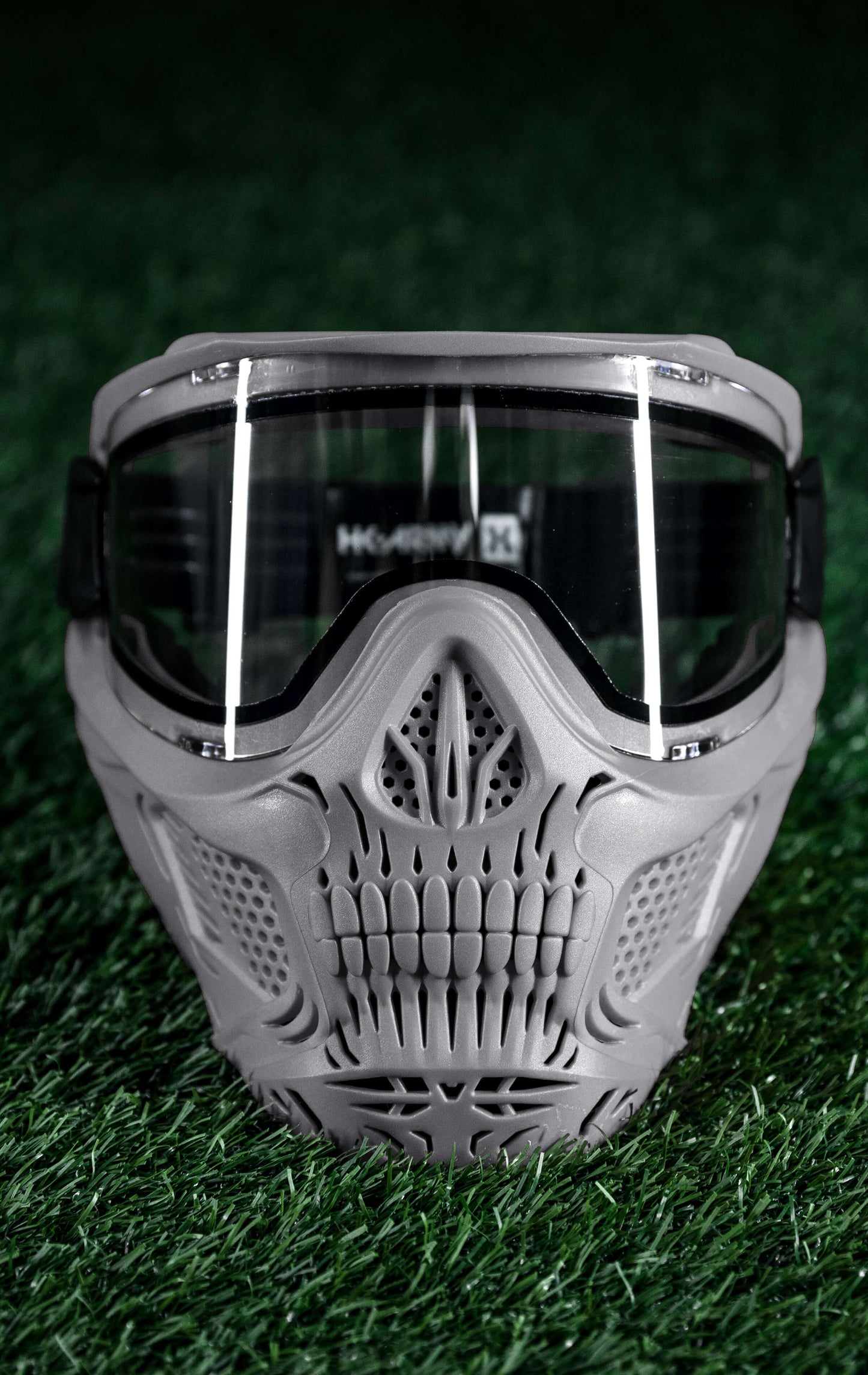 HSTL Skull Goggle - Grey w/ Clear Lens