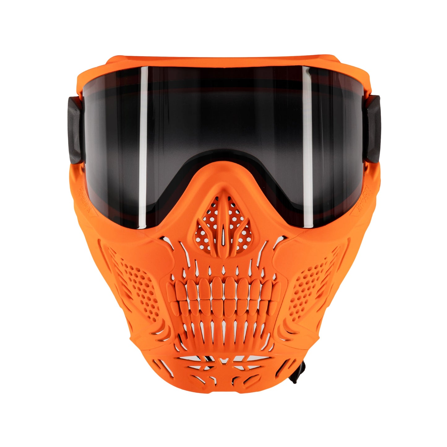 HSTL Skull Goggle Neon Orange w/ Smoke Lens