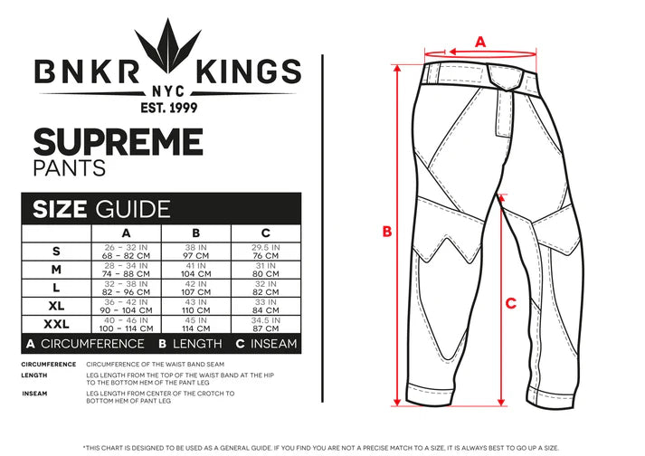 Bunkerkings V2 Supreme Pants - Black