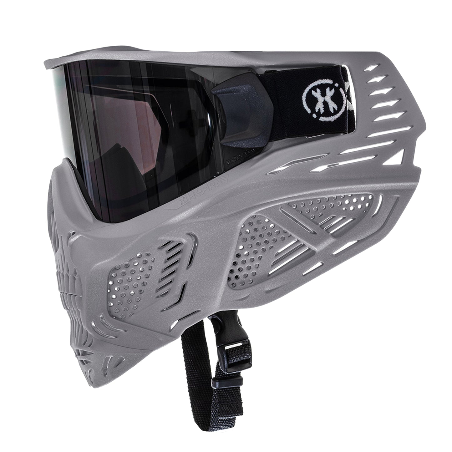 HSTL Skull Goggle "Tombstone" - Grey w/ Smoke Lens