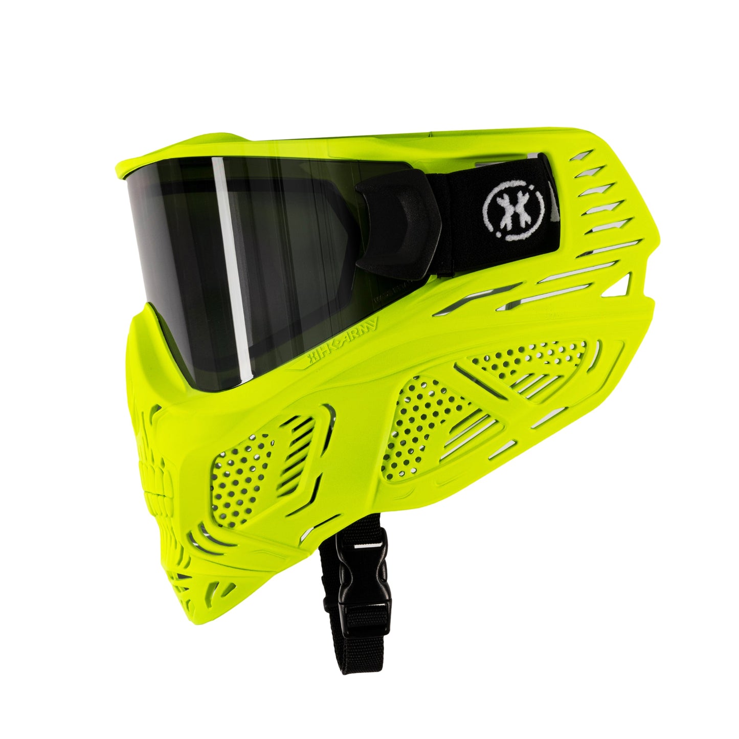 HSTL Skull Goggle Neon Yellow w/ Smoke Lens